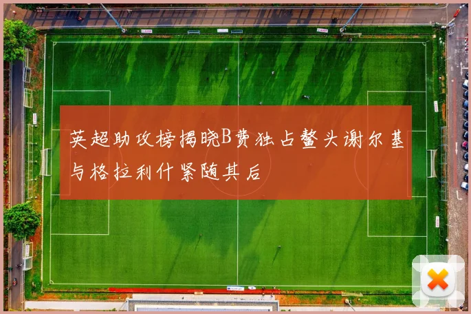 英超助攻榜揭晓B费独占鳌头谢尔基与格拉利什紧随其后